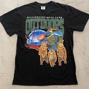 Billionaire Boys Club Mens Outdoors SS Knit Tee Embroidered Bird Size MEDIUM